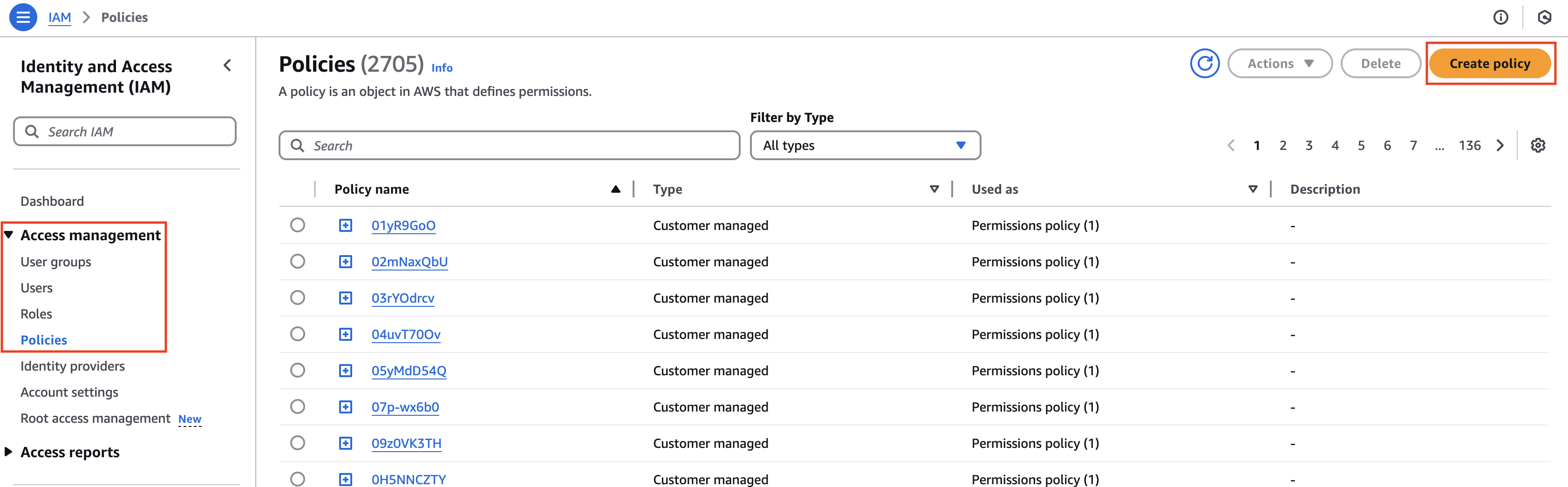 Figure: Create Policy