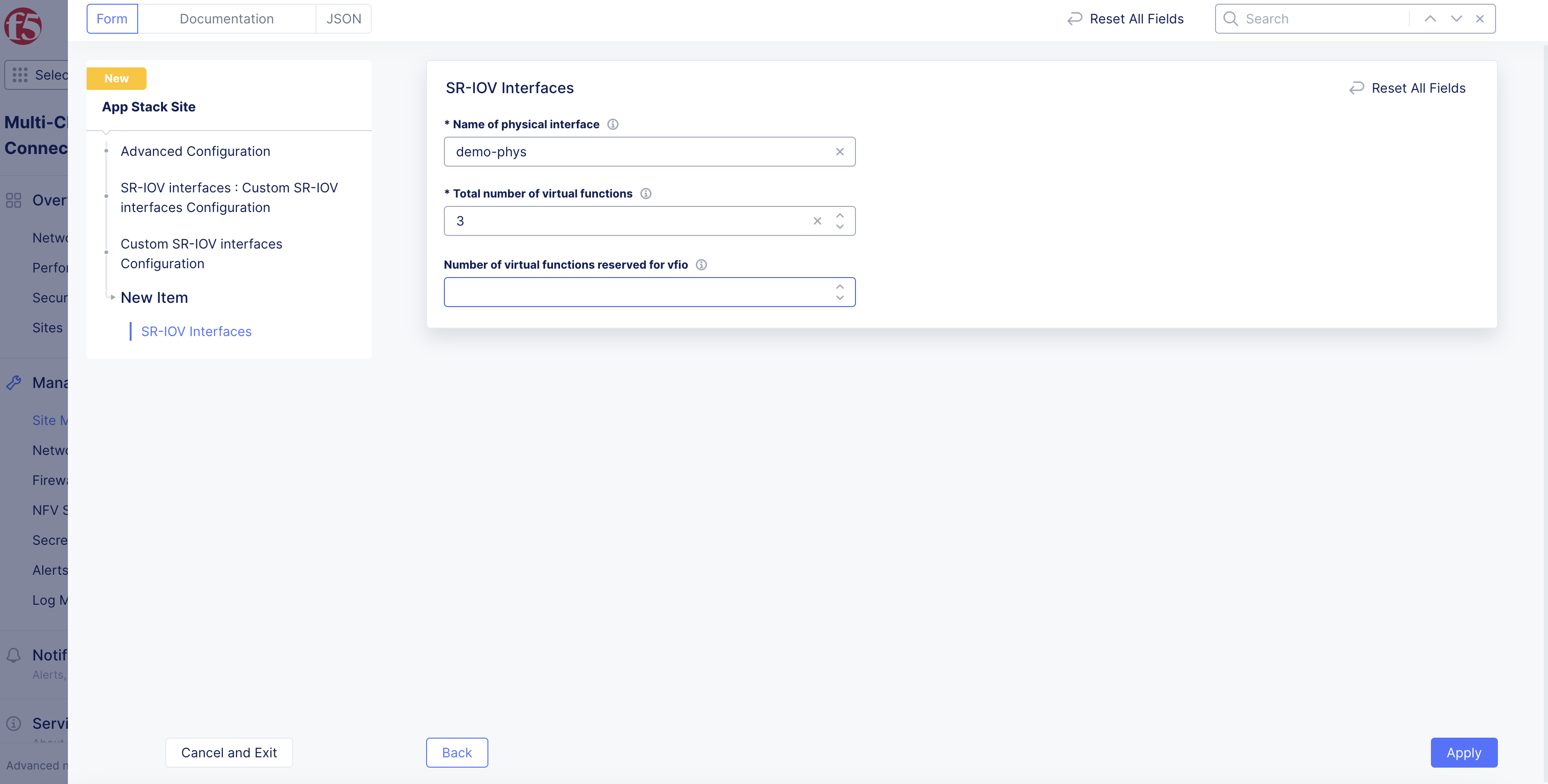 Figure: Set Number of Virtual Functions